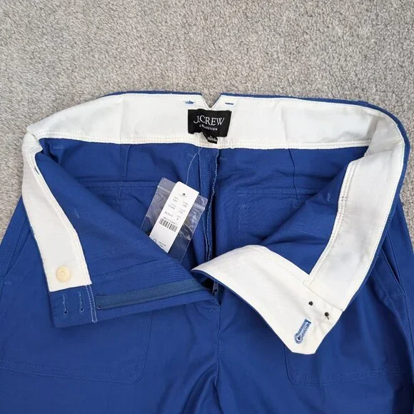 J Crew Women’s Blue Ultra Wide Leg Pants Slacks Size 8 - Picture 4 of 7